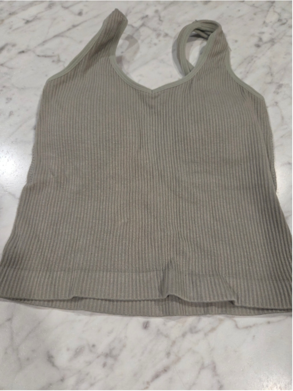 Women's AS Revival Ribbed Tank Top Green Size 0/S